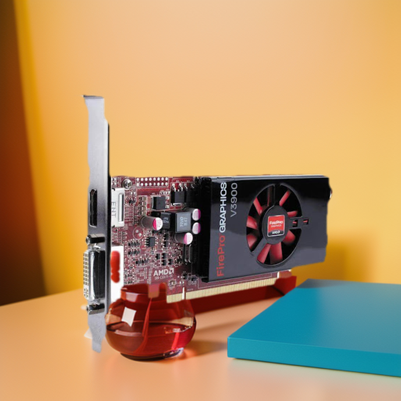 AMD FirePro V3900 1GB DDR3 128 bit DP/DVI-I PCI-Express Graphics Card. 