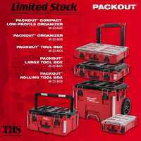 MILWAUKEE Packout 5 Piece Full System Tool Box -Limited Stock！！！