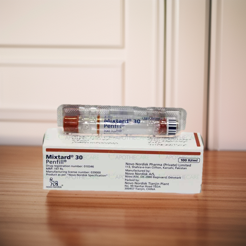Mixtard 30 Penfill insulin for pen use. 