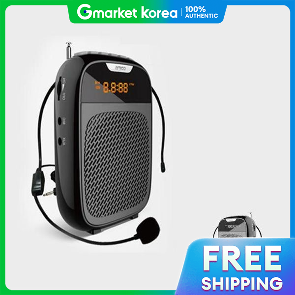 Jq Portable Wired Amplifier for Microphones, Events, Guides, Lectures, and Classes