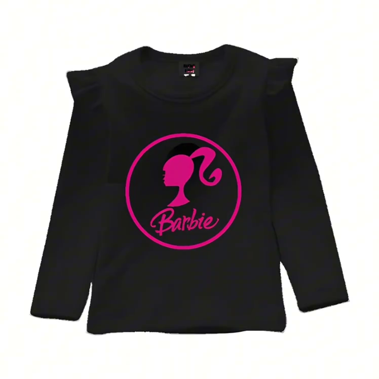 Kaos Atasan Anak Perempuan Milabu Kids Bahan Katun Combed 24s Apk Sablon Gambar Labubu Viral Fashion Anak Terbaru Kekinian S M L XL XXL 3XL