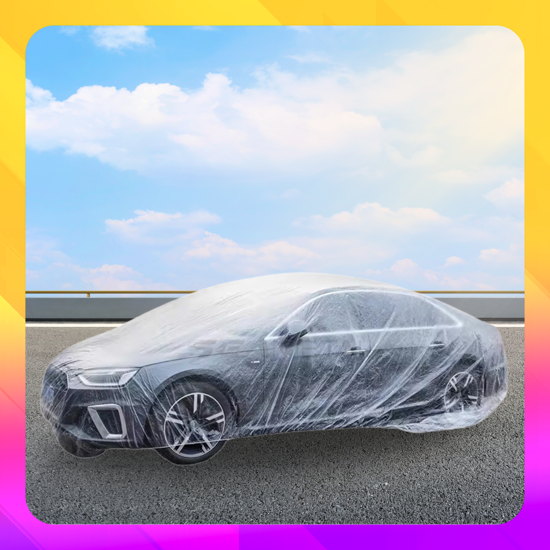 Cover Mobil Cover Sarung Pelindung Mobil Plastik Transparan | Cover Mobil Agya Avanza Inova Spash Raize |Cover Mobil |COD Harga 39,900 rupiah*Gratis Ongkir