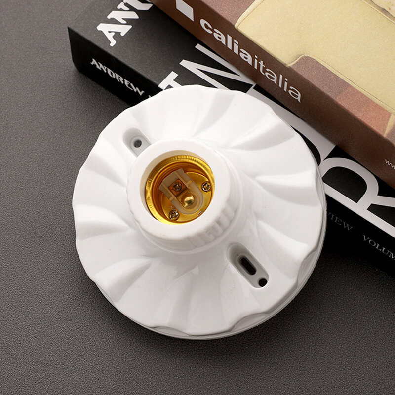 Cutting-Edge E27 Lamp Socket High Heat Resilient Ceramic Light Bulb Holder