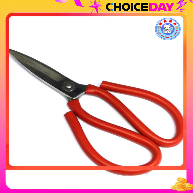 KÉO INOX SIZE VỪA ĐA NĂNG LOẠI TỐT KÉO CÁN ĐỎ, CHỔNG RỈ SÉT - HANA KIDTOYS
