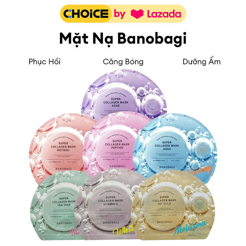  Mặt Nạ Banobagi Super Collagen Mask 30ml – Dưỡng Ẩm Sâu Tái Tạo Da Chống Lão Hóa 