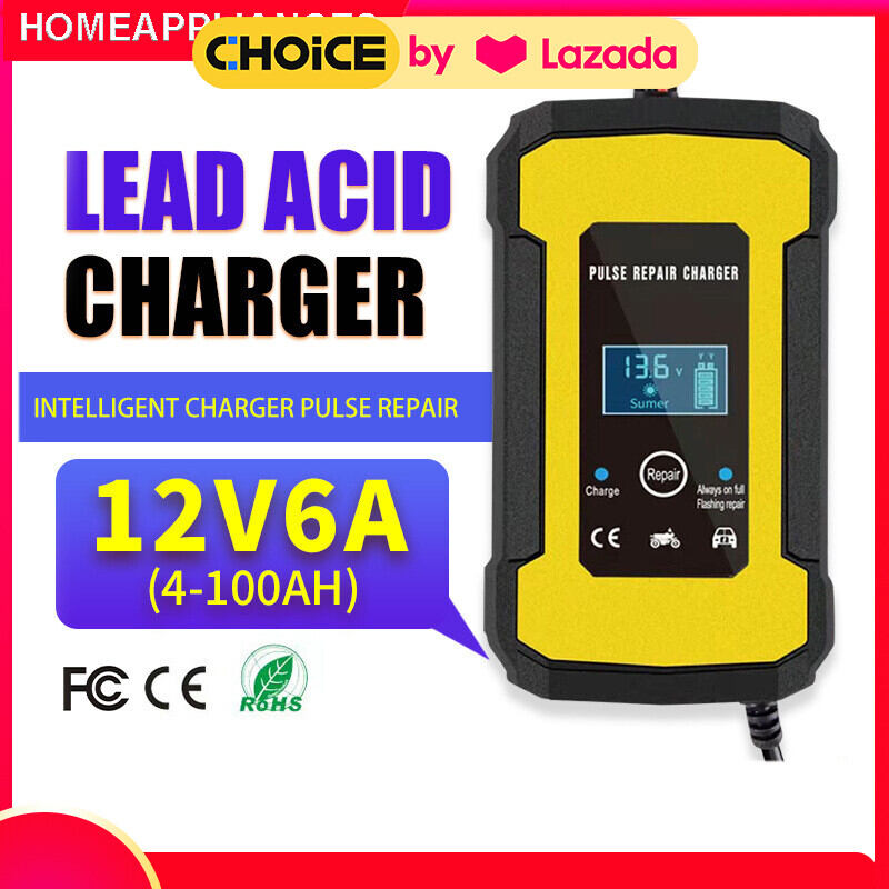 Bộ sạc điện acquy 12V kèm phục hồi bình,Sạc acquy 12V cho bình acquy xe máy , xe đạp điện , ô tô