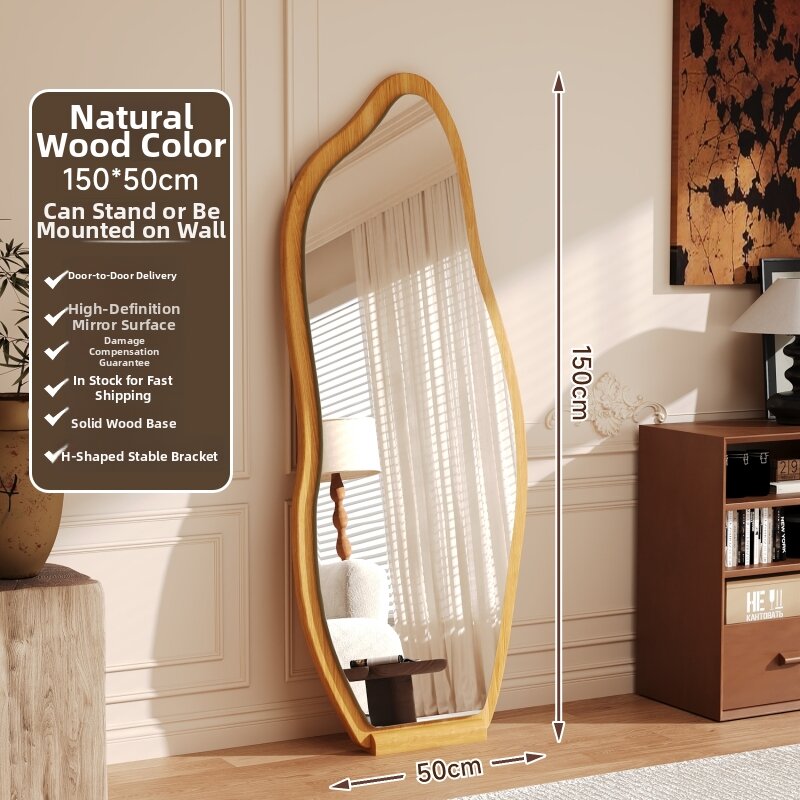 FWTDF | Vintage Style Free-standing or Wall-mounted Full-length Mirror