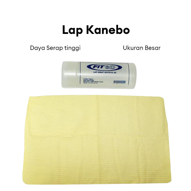Kanebo Kain Lap Motor & Motor Serat Sintetis, Lembut dan Tidak Mudah Sobek Ukuran 43x43cm Harga 8,900 rupiah*Gratis Ongkir