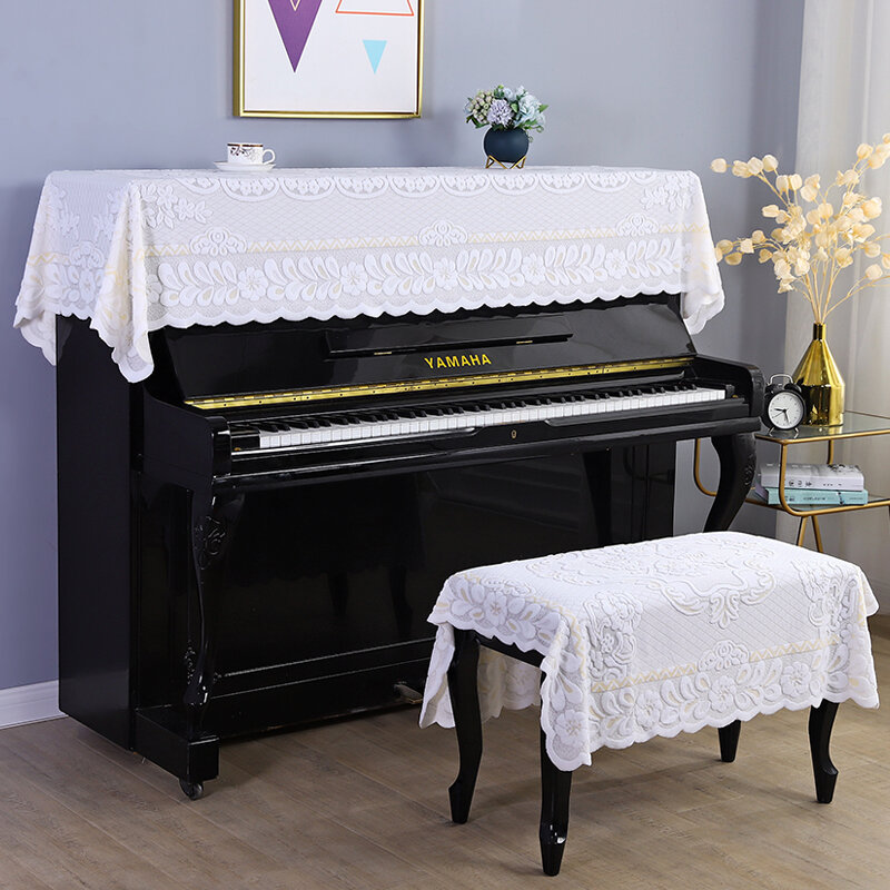 Meirenpeizi | Dust-Proof and Decorative Piano Cover and Stool Cover Modern Minimalist