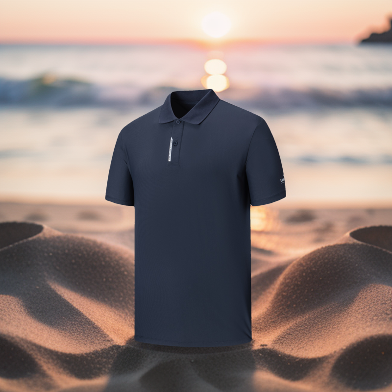 ERKE Polo T-shirt Navy Blue For Men 11224203008-607 | Fully Breathable Fashion Polo Tshirt For Boys. 