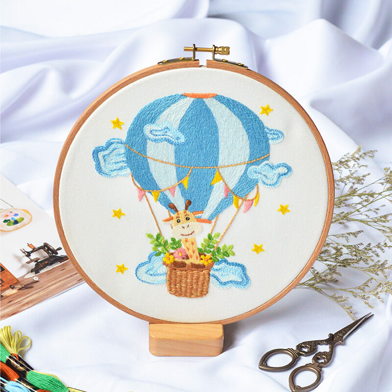 Embroidery Kit for Beginners Simple European Cartoon 3D Cross Stitch Handmade DIY Material Package Fabric Art Cross Stitch Set