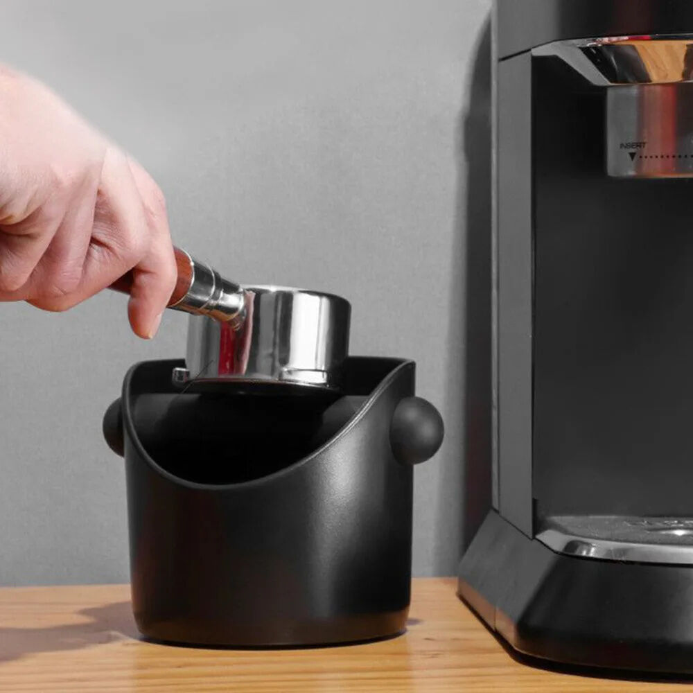 Coffee Grounds Bucket Knocker Bucket Grounds Box Home espresso machine handle knocker bucket container organizer waste grounds
