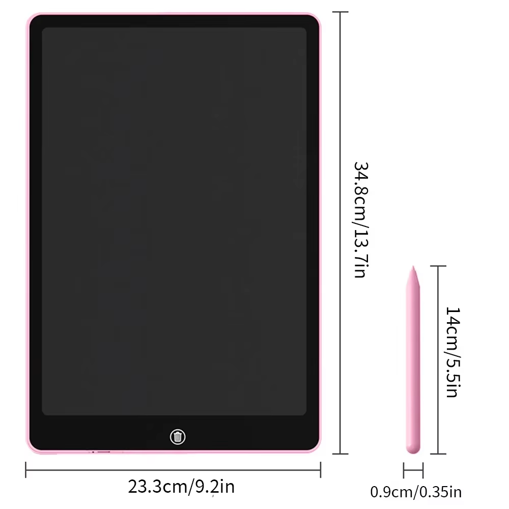 10/12/16 Inch LCD Writing Tablet Drawing Board Montessori Educational Drawing Toys For Kids Students Magic Blackboard Toy Gifts