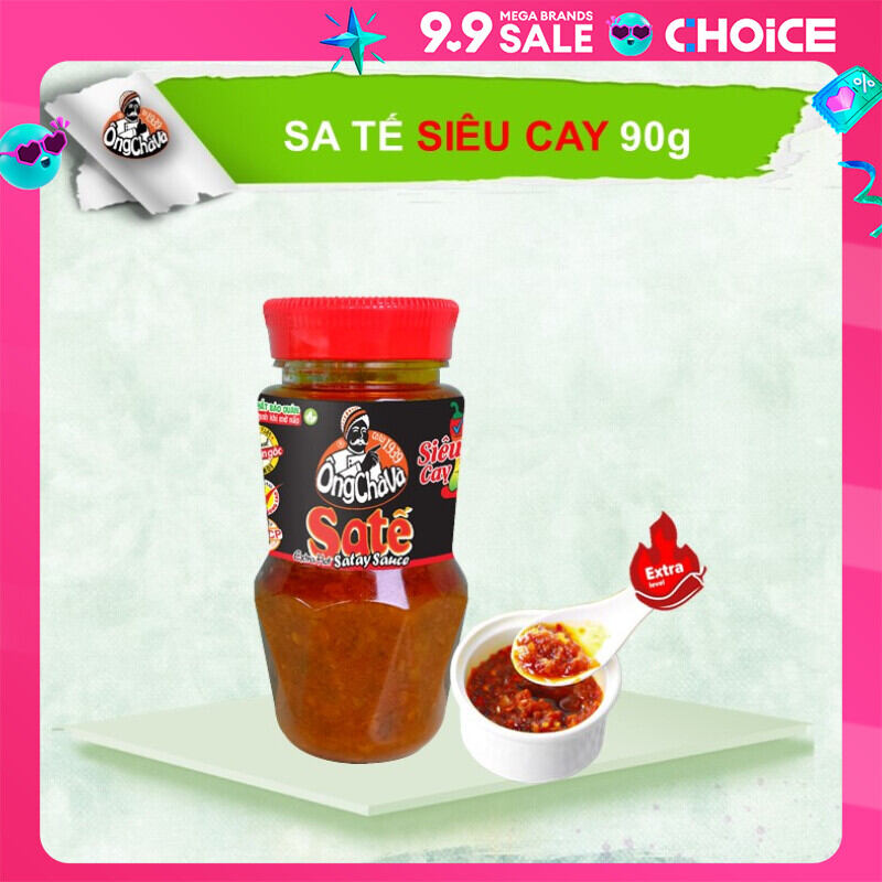 Sa Tế Siêu Cay Ông Chà Và 90gr ( Extra Hot Satay Sauce)