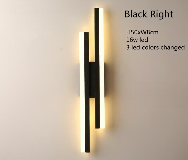 Modern LEDWall Lamp Wall Sconces Copper Line Pipe Acrylic Lampshade Indoor Lighting for Living Room Corridor Light Fixture