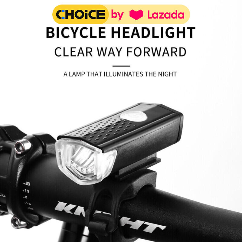 Rechargeable LED Bike Headlight Set - Cycling Gear by Brand