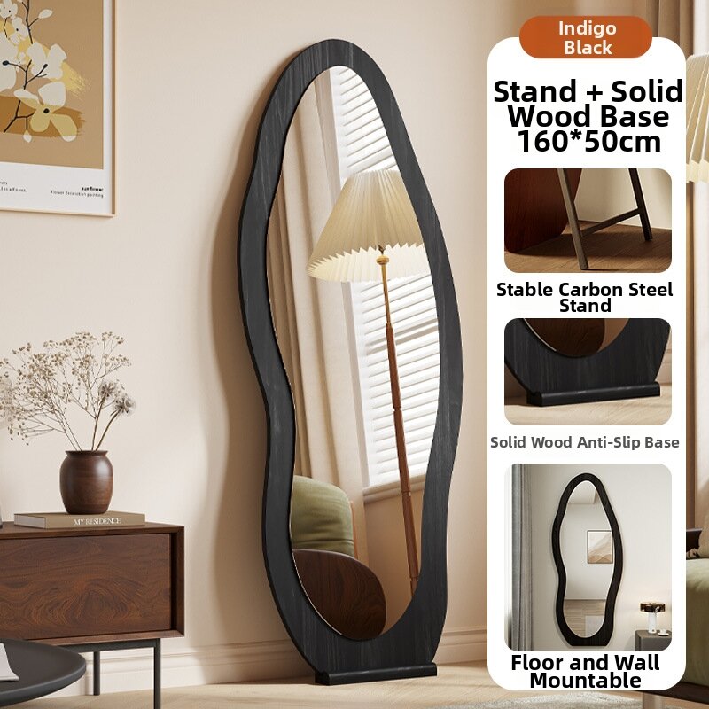 Wall-Mounted Full-Length Mirror Hanging Trial