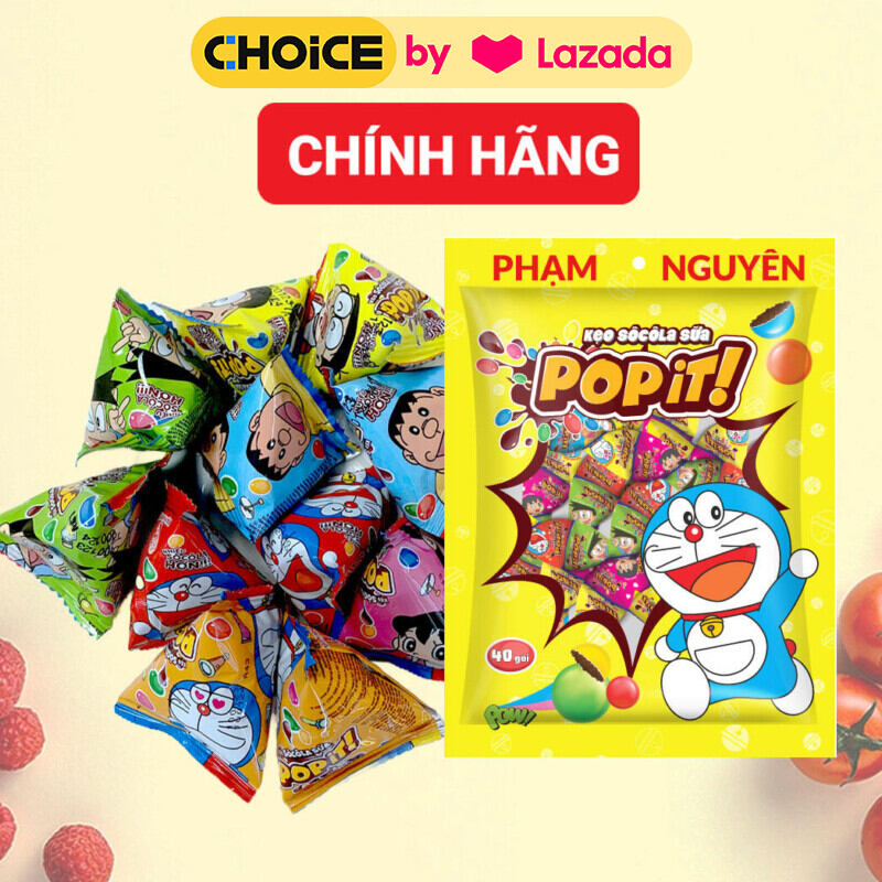 Kẹo socola sữa Popit Doraemon 212gr | Socola | Đồ ăn vặt