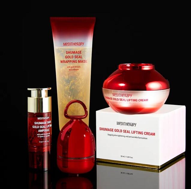 フェイスクリーム MEDITHERAPYSHUMAGEGOLDSEAL LIFTING CREAM Shumage Gold Seal Lifting Cream + Device – MEDITHERAPY