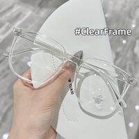 Chuming | Blue Light Protection Mens Large Frame Square Glasses Ultralight TR Black