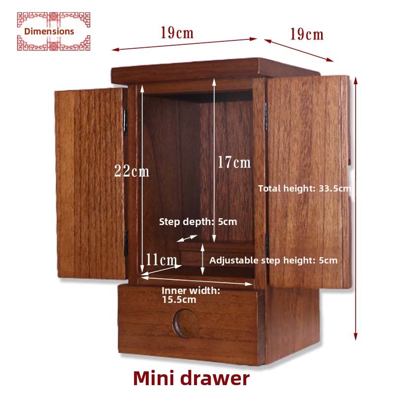 Religious Shrine Cabinet Worship Table