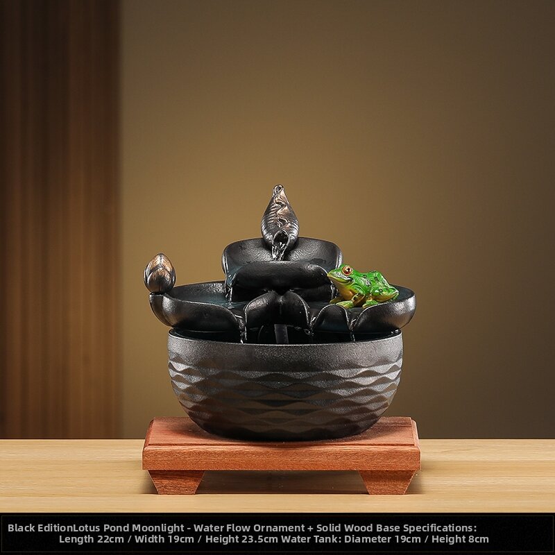 YUANHEHOUWANG | Feng Shui Wealth Attraction Water Fountain Decorative Ornament