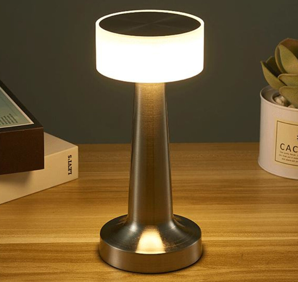 Retro Bar Table Lamp Led Rechargeable Desk Light Room Decor Lampe Camping Luces Bedroom Coffee Decoration Chambre Night Lights