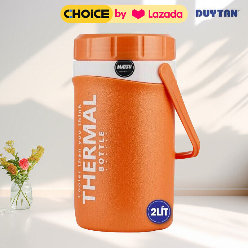 [BÌNH LỚN 2 LÍT] Bình Giữ Nhiệt 2 lít Có Quai Xách Có Vòi Nhựa Duy Tân