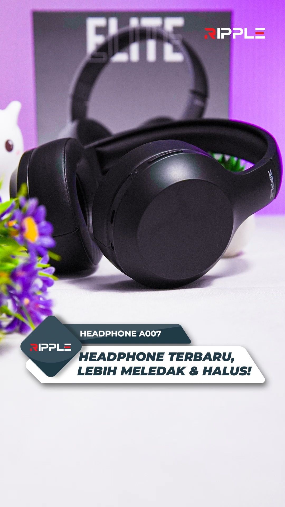 Ripple Headphone Bluetooth RHB A007 Noise Reduction High Quality Sound ...
