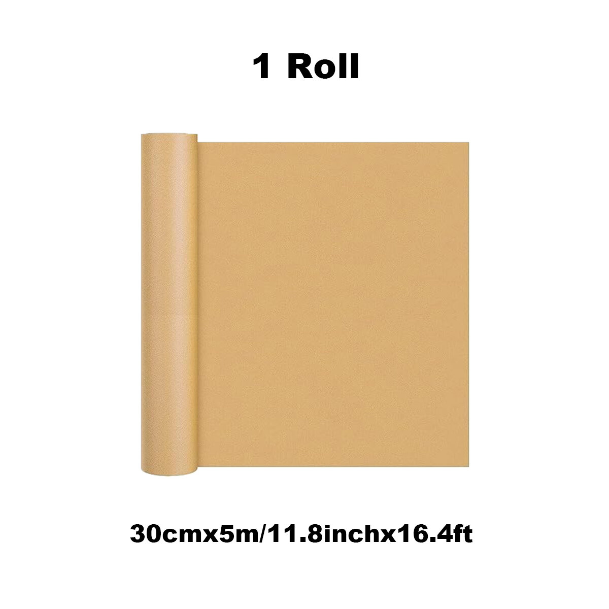 Brown Kraft Paper Roll 30cm 11.8inch Wrapping Paper Roll For Gift Packaging Packaging Transportation Crafts