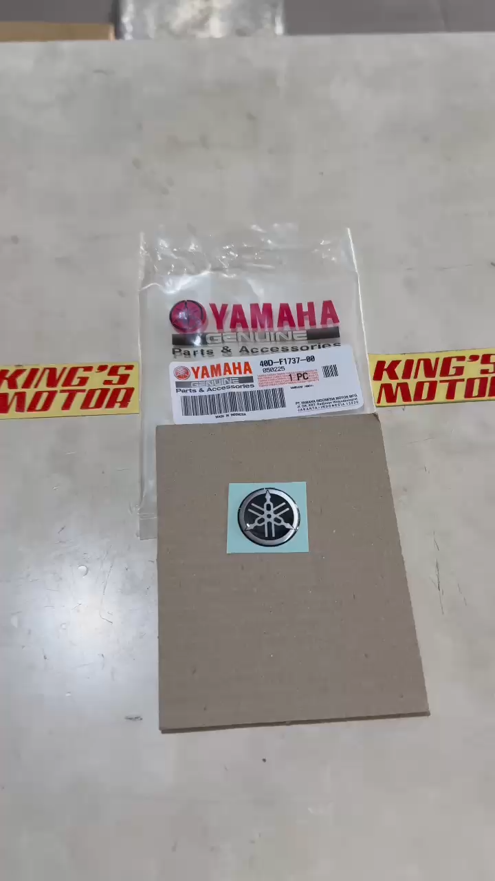 EMBLEM LOGO YAMAHA 2.5CM NMAX N-MAX NEW NEO TURBO TECH MAX TECHMAX ULTIMATE AEROX ALPHA ALPA ALFA TURBO NEW CONNECTED LEXI LX 155 40D F1737 KARET ASLI ORI ORIGINAL YAMAHA YGP