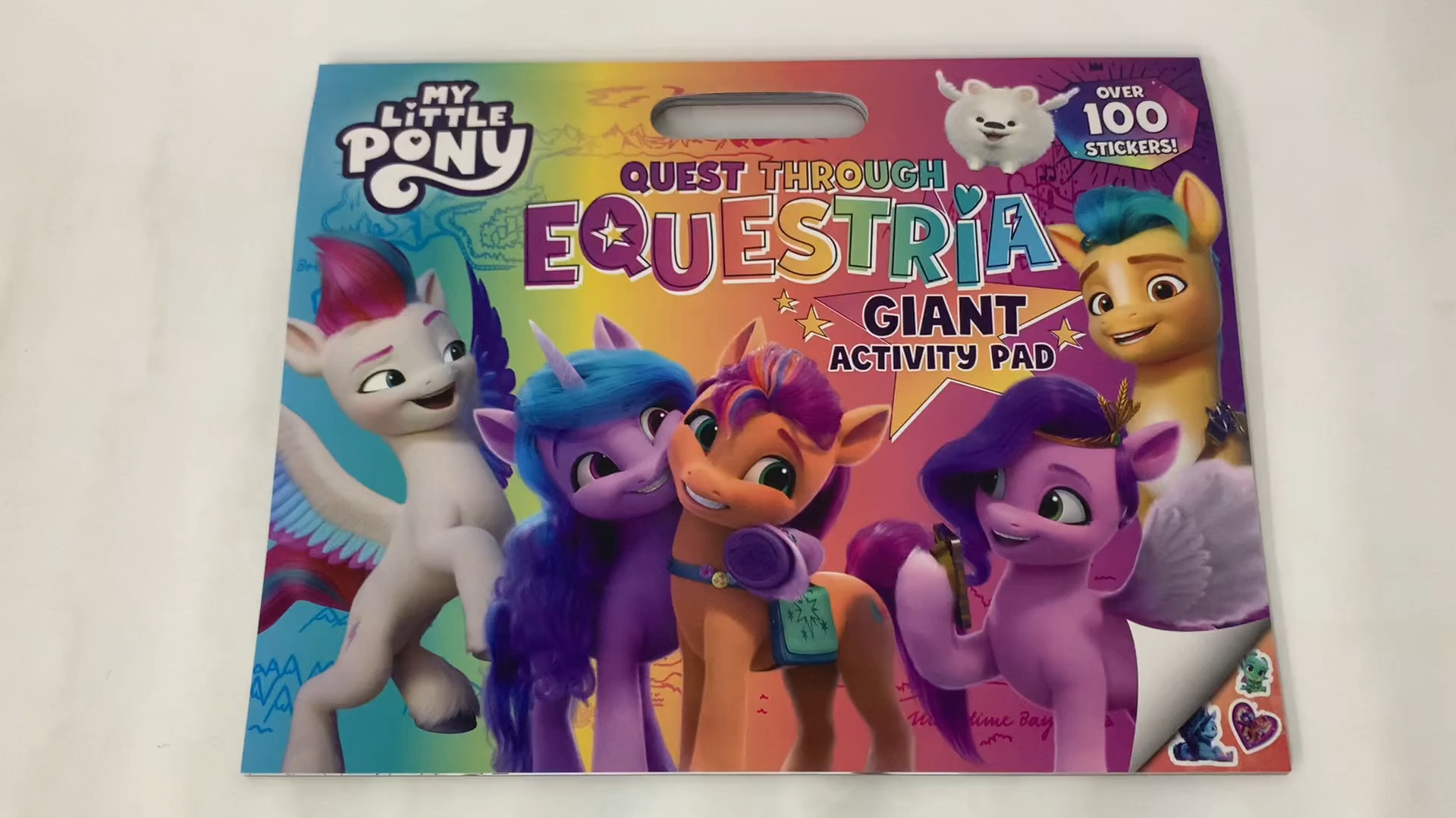 My Little Pony Giant Colouring Activity Book Pad Big Truck Pups to
