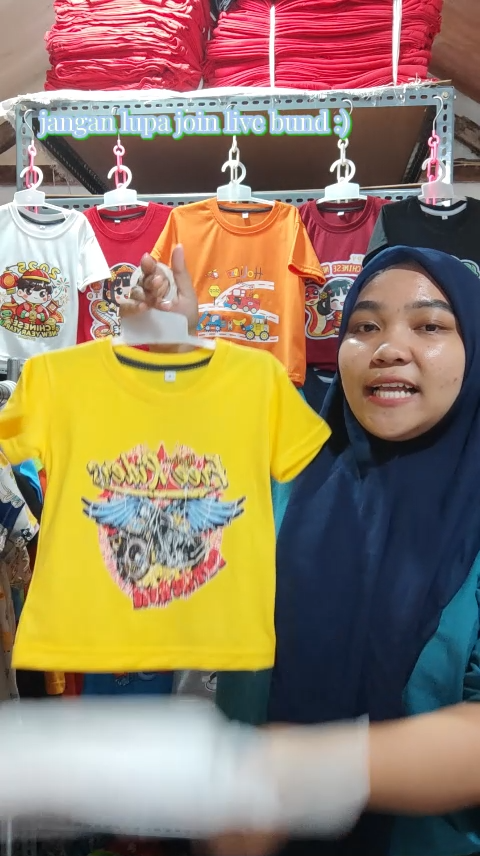 Baju Kaos Distro Harian Atasan Anak Laki Laki Motif Flying Motor Cowo Ganas - Hypelane Kids - DTF