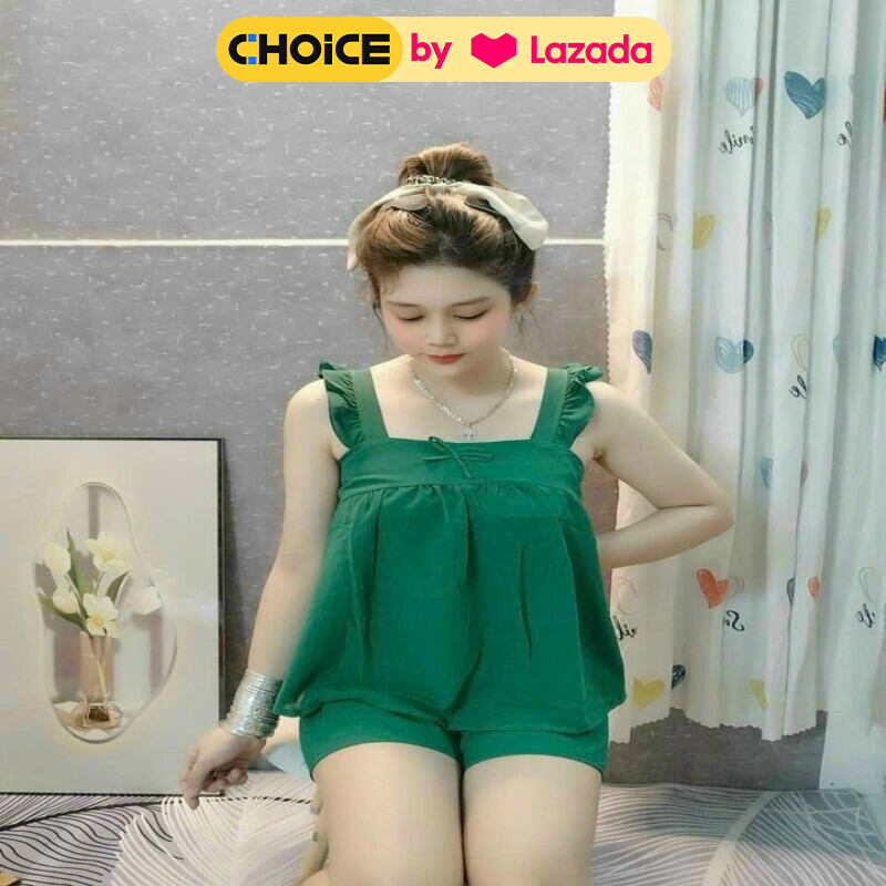 [3 size 46-70KG] Đồ bộ LỤA ĐÙI DÂY NƠ DỄ THƯƠNG MỊN MÁT thời trang