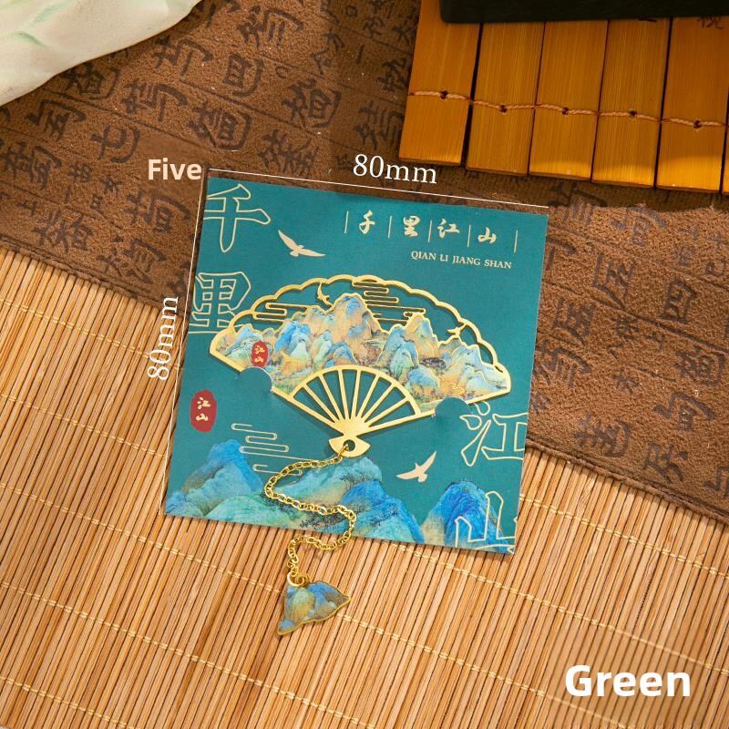 Customizable Classical Chinese Style Metal Bookmark