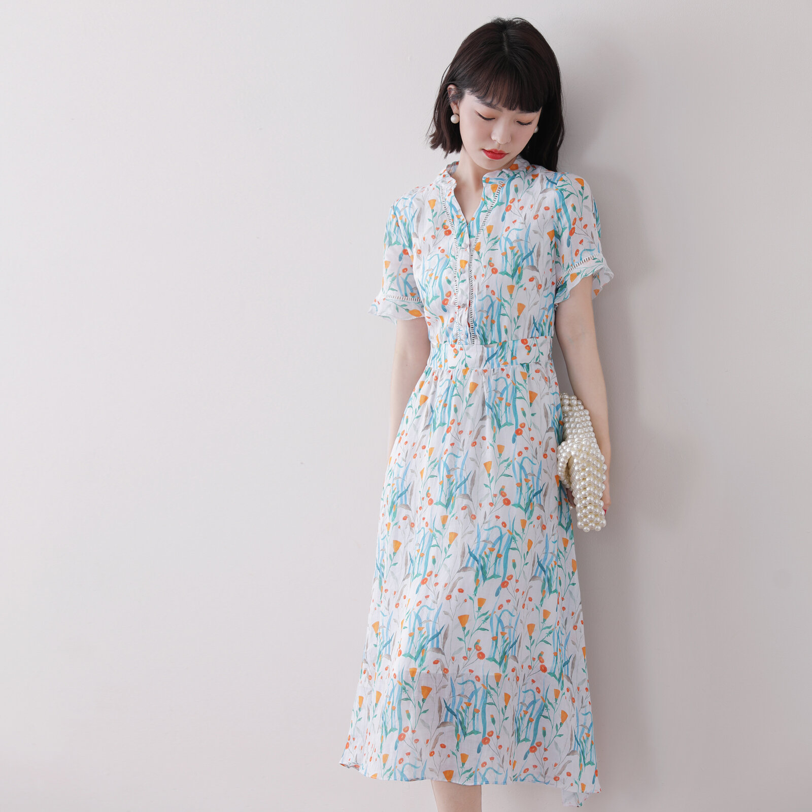 oversized yellow denim jacket