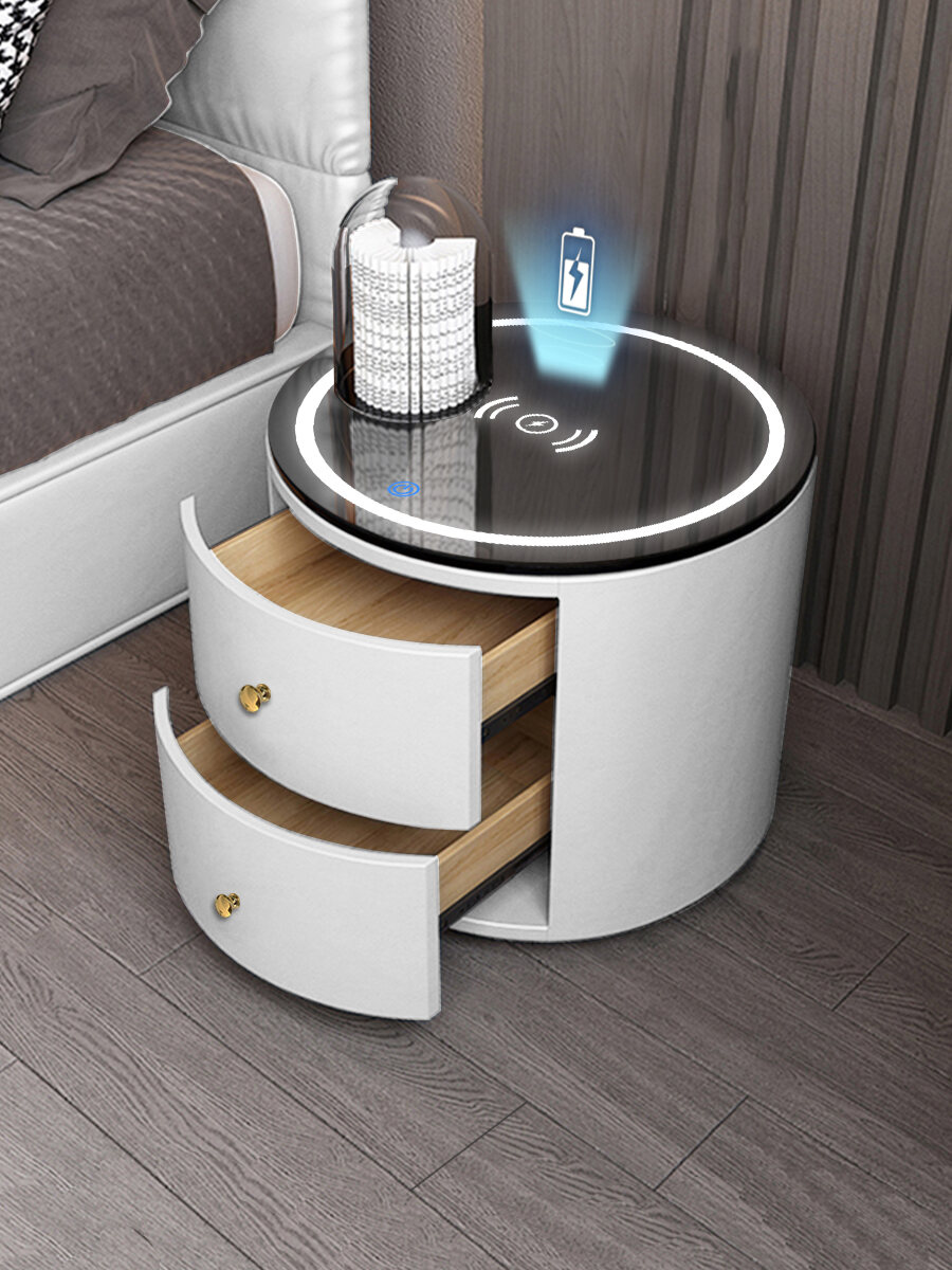 smart bedside table wireless charging