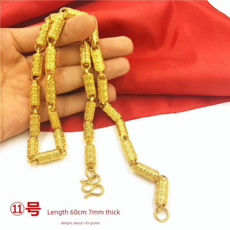 Heavy fake hot sale gold chain