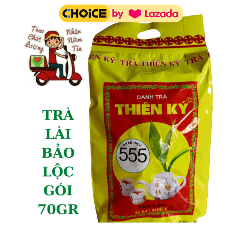 Trà Lài THIÊN KÝ 555 Bảo Lộc (Gói nhỏ 70gr)  Pha trà đá, trà tắc, trà đường