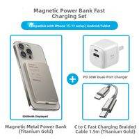 Momax | 3C Certified Portable Power Bank Magnetic Wireless Charging 20W Fast Charging 5000mAh
