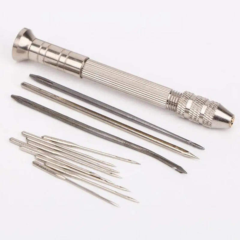 Leather Sewing Awl Set Replaceable Multifunctional Shoes Repair Tool Kit Punch Stitching Needles DIY Sewing Leathercraft