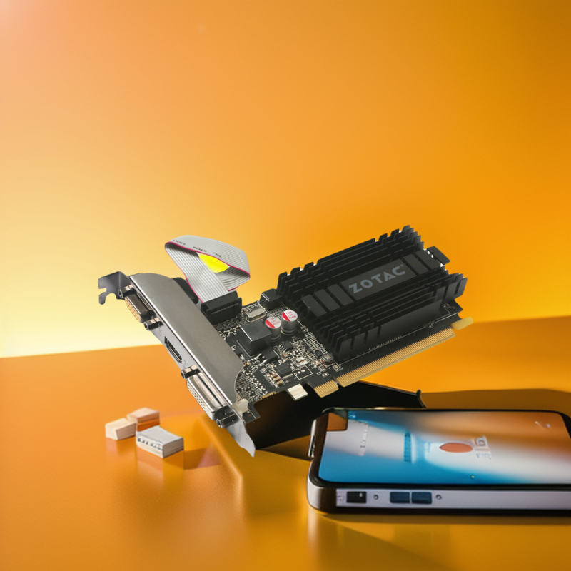 ZOTAC GeForce GT 710 1GB DDR3 64BIT GRAPHIC CARD. 