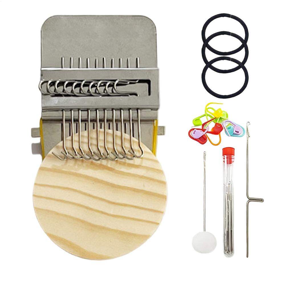 Knit Patch Repair Kit Darning Loom Supplies with Needle Hook for Sweater Clothing Mending Craft DIY Handmade Fixing Tools