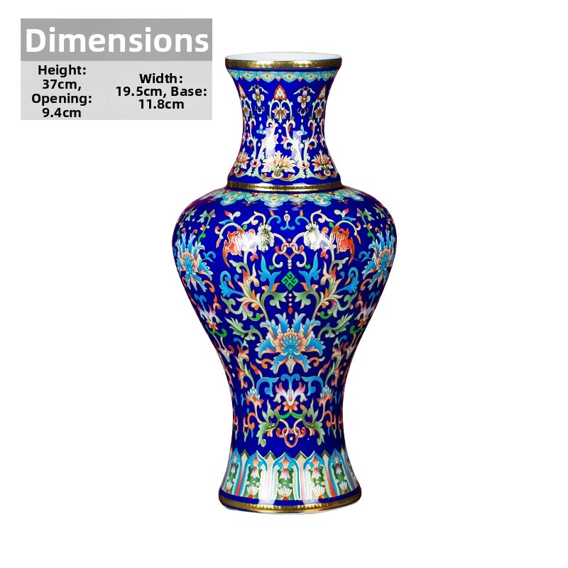 High-end Luxury Retro Jingdezhen Ceramic Vase