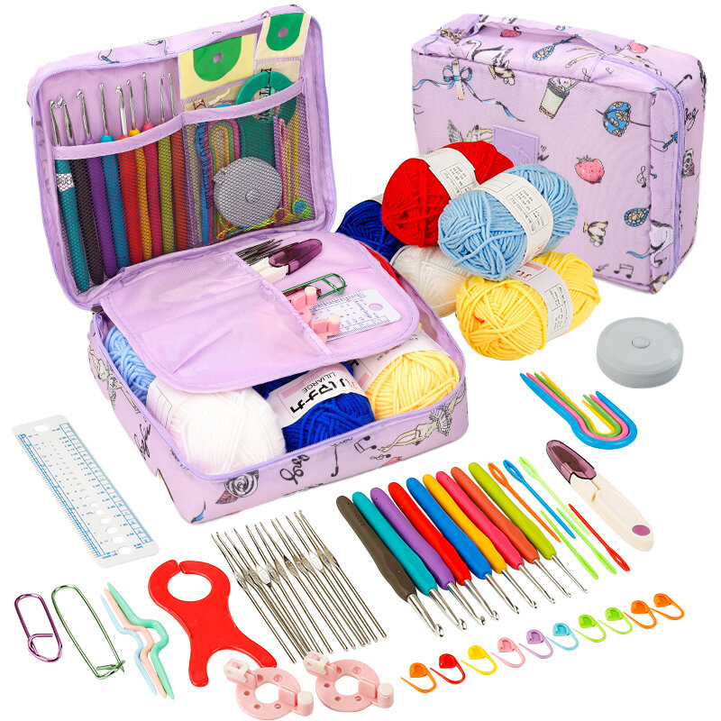 QINGPIN | Handmade Knitting Beginner DIY Tools Kit