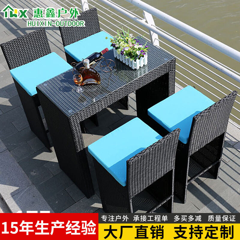 Outdoor High Chair And Table Best, Outdoor High Top Glass Table And Chairs