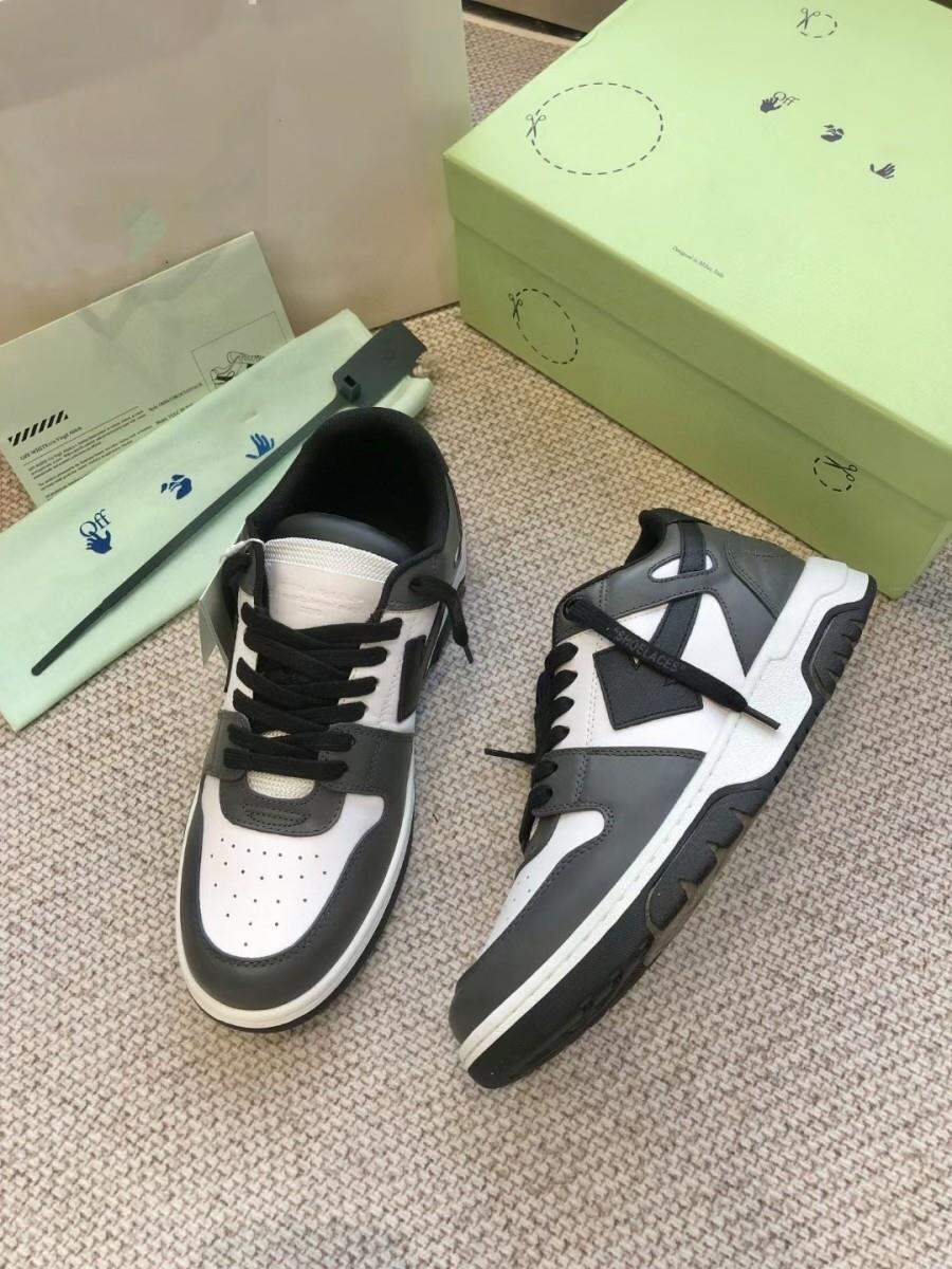 Off-White Thick-Heeled Casual Sports Shoes Unisex Fashionable Leisure Sneakers Luxury Women's Flat Footwear round Toe Mesh Inner · v10