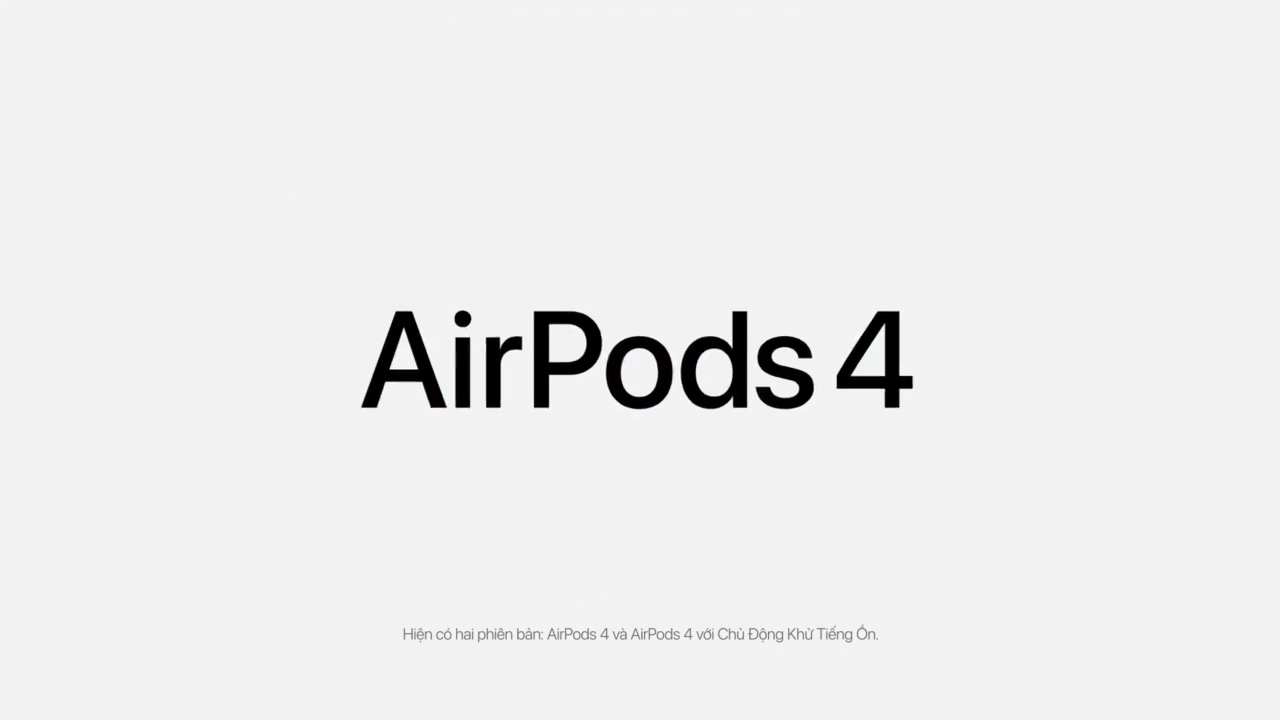 Apple Tai nghe Apple AirPods 4 with Active Noise Cancellation - Bản Chống Ồn