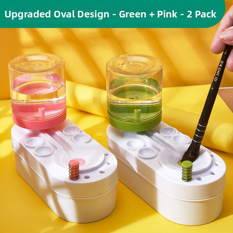 Colorful Paint Brush Cleaner Mini-Toilet Type Paintbrush Washing Tub