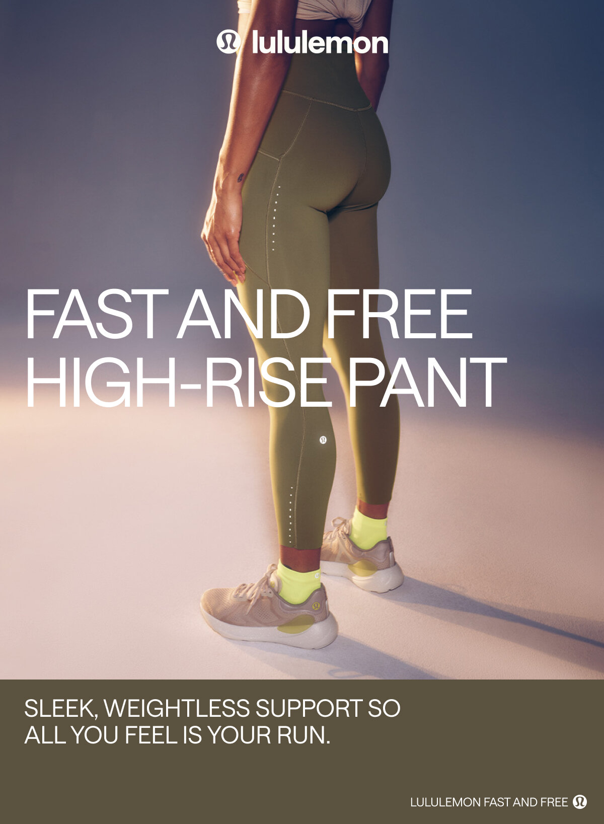 lululemon Women's Fast and Free Reflective High-Rise Crop 19" · v4